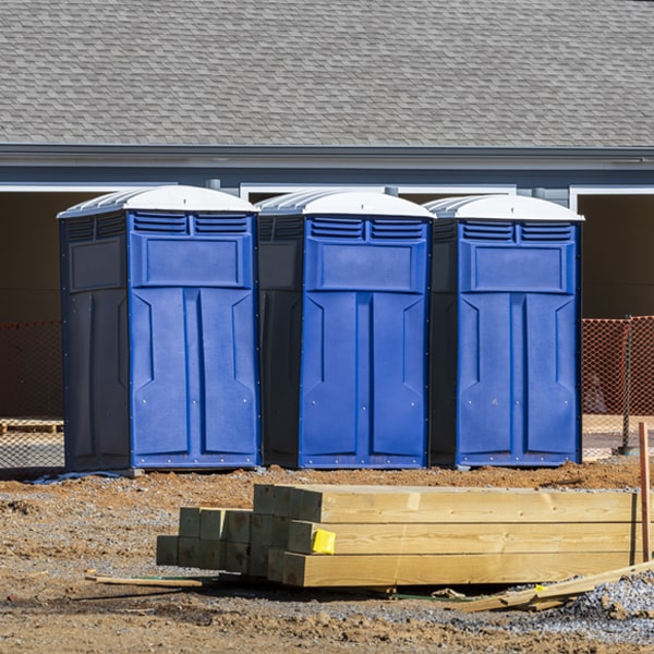 what is the maximum capacity for a single porta potty in Cape Fair MO